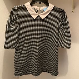 Puff sleeve, Peter Pan collar top